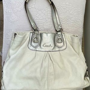 Off white Coach tote